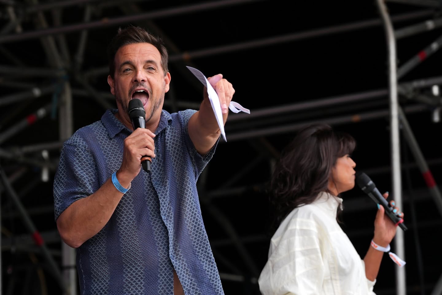 Mike at an event